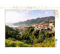 CALVENDO Puzzle de la Ville de Samos avec Vue sur la Baie de Vathy - Taille de la Photo - Puzzle Photo pour des Heures heureuses