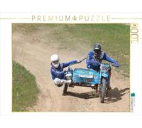 CALVENDO Puzzle de Motocross conducteur de Side-Car avec Copilot en Action | Taille de la Photo cm Puzzle Photo pour des Heures heureuses