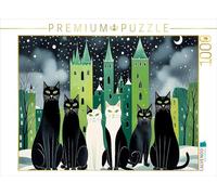 CALVENDO Puzzle de Noël de Chat | 1000 pièces Taille de la Pose 64 x 48 cm Puzzle Photo pour des Heures heureuses