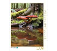 CALVENDO Puzzle de porling Vernis Brillant dans la forêt enchantée | 1000 pièces de Ponte 48 x 64 cm Puzzle Photo pour des Heures heureuses