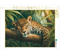 CALVENDO Puzzle Der Jaguar verdaut sein Mittagessen | 1000 Teile Lege-Größe 64 ×