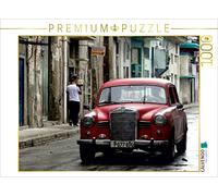 CALVENDO Puzzle Der legendäre Oldtimer Mercedes 180 unterwegs in Havanna 1000 Teile Puzzle quer 1000 Pieces 64 x 48 cm from Henning Von Loewis of Menar