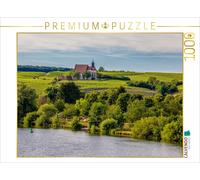 CALVENDO Puzzle Der Main kurz vor Volkach 1000 Teile Puzzle quer | 1000 Teile Le