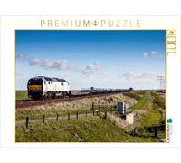 CALVENDO Puzzle Der neue Autozug von RDC mit MaK De 3700 1000 Teile Puzzle quer