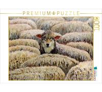 CALVENDO Puzzle Der Wolf im Schafspelz | 1000 Teile Lege-Größe 64x48cm Foto-Puzz