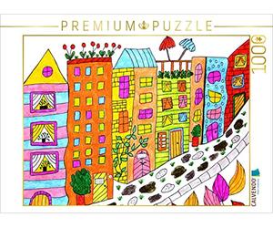 CALVENDO Puzzle des Gratte-Ciel colorés 1000 Pieces 64 x 48 cm from Sarnade