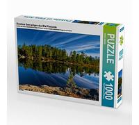 CALVENDO Puzzle des Lacs limpides caractérisent l'image de la Finlande 1000 Pieces 64 x 48 cm from Bernd Schiedl