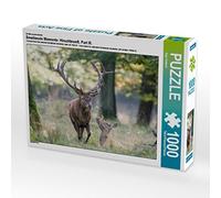 CALVENDO Puzzle des Moments d'émotion : Le rut du cerf. Partie III. 1000 Pieces 64 x 48 cm from Ingo Gerlach