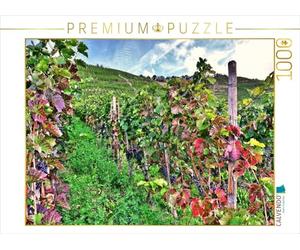 CALVENDO Puzzle des vignes Rouges sur la Moselle 1000 Pieces 64 x 48 cm from Jutta Heußlein