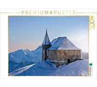 CALVENDO Puzzle Deutsche Kirche auf dem Dobratsch | 1000 Teile Lege-Größe 64x48c