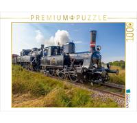 CALVENDO Puzzle Die Dampfloks S1916 und F654 der Angelner Dampfeisenbahn 1000 T