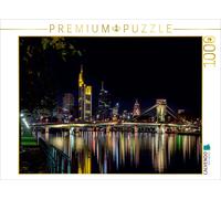 CALVENDO Puzzle La Ligne d'horizon de Francfort de Nuit 1000 Pieces 64 x 48 cm from twfoto