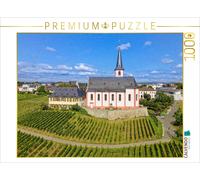 CALVENDO Puzzle L'église paroissiale Saint-Pierre et Paul, emblème de la Ville de Hochheim, Seule église fresque tardive de Hesse | 1000 pièces Taille de la Pose 64 x 48 cm Puzzle Photo pour des