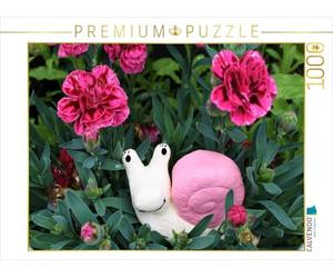 CALVENDO Puzzle Die Schnecke im Garten 1000 Teile Puzzle quer 1000 Pieces 64 x 48 cm from Sabine Hampe-Neves