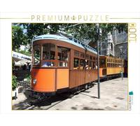 CALVENDO Puzzle Die Straßenbahn Von Port de Sóller 1000 Teile Puzzle quer 1000 Pieces 64 x 48 cm from Holger Felix