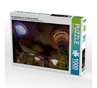 CALVENDO Puzzle Die Superbäume im Garden by The Bay 1000 Teile Puzzle quer 1000 Pieces 64 x 48 cm from Elisabeth Stanzer