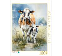 CALVENDO Puzzle Ce Veau Est Élevé avec Amour | 1000 Pièces Taille de la Lege 48 x 64 cm Puzzle Photo pour des Heures De Bonheur