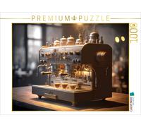 CALVENDO Puzzle Double-lever coffee machine | 1000 pieces, finished size 25.2 ×