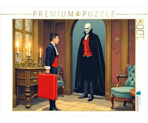 CALVENDO Puzzle Dracula - Première Rencontre en Transylvanie | 1000 pièces Taille de la Pose 64x48cm Photo Puzzle pour Heures de Bonheur