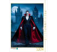 CALVENDO Puzzle Dracula, the noble vampire | 1000 pieces, finished size 25.2 × 1