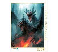 CALVENDO Puzzle Dragons and noble knights | 1000 pieces, finished size 25.2 × 18