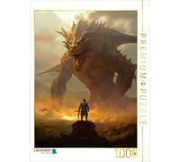 CALVENDO Puzzle Dragons and noble knights | 1000 pieces, finished size 25.2 × 18