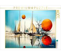 CALVENDO Puzzle Dream sailing world | 1000 pieces, finished size 25.2 × 18.9 in