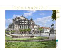 CALVENDO Puzzle Dresde - Semper Opera 1900 1000 Pieces 64 x 48 cm from André Tetsch