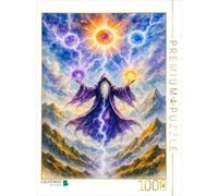 CALVENDO Puzzle Druide Celtique Appel Forces Magiques Cosmiques | 1000 Pièces Lege Taille 48 x 64 cm Photo Puzzle pour Heures de Bonheur