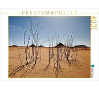 CALVENDO Puzzle Dry shrubs in the Black Desert near the Bahariya Oasis | 1000 pi