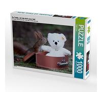 CALVENDO Puzzle du Teddy, Je t'aime Tellement ! 1000 pièces Taille de la Pose 64 x 48 cm Photo Puzzle Image de Birgit Cerny
