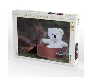 CALVENDO Puzzle du Teddy, Je t'aime Tellement ! 1000 pièces Taille de la Pose 64 x 48 cm Photo Puzzle Image de Birgit Cerny