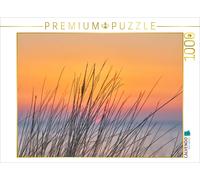 Puzzle · l'herbe des Dunes au Coucher du Soleil | Sur la plage est, près de Zingst · 1000 pièces · Format assemblé 64 × 48 cm · CALVENDO Puzzle