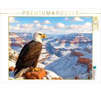 CALVENDO Puzzle Eagles over the Grand Canyon: America's pride in winter splendor