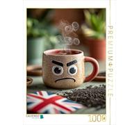 CALVENDO Puzzle Earl Grey - Plaisir du thé Britannique avec Attitude - 1000 pièces - Taille de la Pose 48 x 64 cm - Puzzle Photo pour des Heures heureuses