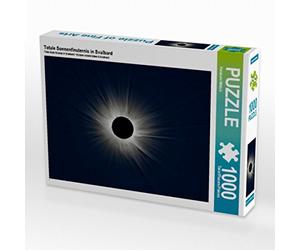 CALVENDO Puzzle Éclipse Solaire Totale au Svalbard 1000 Pieces 64 x 48 cm from Reinhold Wittich