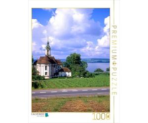 CALVENDO Puzzle Église Baroque de Birnau au lac de Constance 1000 Pieces 48 x 64 cm from Lothar Reupert