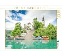 CALVENDO Puzzle Église et Ancien monastère sur l'île de Bled/ Slovénie 1000 Pieces 64 x 48 cm from Philipp Wilde