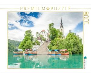 CALVENDO Puzzle Église et Ancien monastère sur l'île de Bled/ Slovénie 1000 Pieces 64 x 48 cm from Philipp Wilde