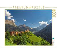 CALVENDO Puzzle église Santa Lucia, Dolomites, Province de Belluno | 1000 pièces - Dimensions : 64 x 48 cm - Puzzle Photo pour des Heures de Bonheur