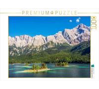 Puzzle CALVENDO Le lac Eibsee et le massif du Zuspitz | 1000 pièces, format asse