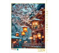 CALVENDO Puzzle Ein Hauch von Blüte im Schweigen des Winters | 1000 Teile Lege-G