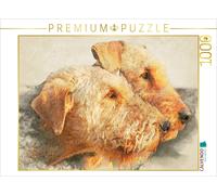 CALVENDO Puzzle Ein Motiv aus dem Kalender Airedale Terrier 2017 | 1000 Teile Le