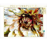 CALVENDO Puzzle EIN Motiv aus dem Kalender Blumen und Blätter in abstrakter Art 1000 Teile Puzzle quer 1000 Pieces 64 x 48 cm from Loro-Artwork