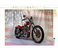 CALVENDO Puzzle Harley Classic Chopper 1000 Pieces 64 x 48 cm from Ingo Laue