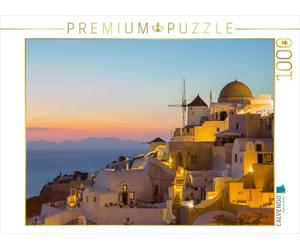 CALVENDO Puzzle EIN Motiv aus dem Kalender Insel des Lichts - Santorini 1000 Teile Puzzle quer 1000 Pieces 64 x 48 cm from TomKli