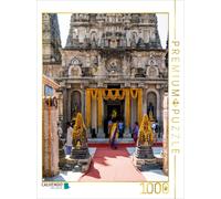 CALVENDO Puzzle Ein Motiv aus dem Kalender Mahabodhi - der Tempel zu Ehren des B