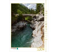 CALVENDO Puzzle Ein Motiv aus dem Kalender Soca - Sloweniens Smaragdfluss | 1000
