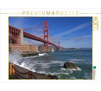 CALVENDO Puzzle Eindrucksvolle Golden Gate Bridge mit Fort Point über das Golden