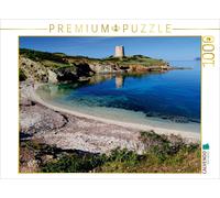 CALVENDO Puzzle einsame Bucht mit Torre 1000 Teile Puzzle quer | 1000 pieces, fi